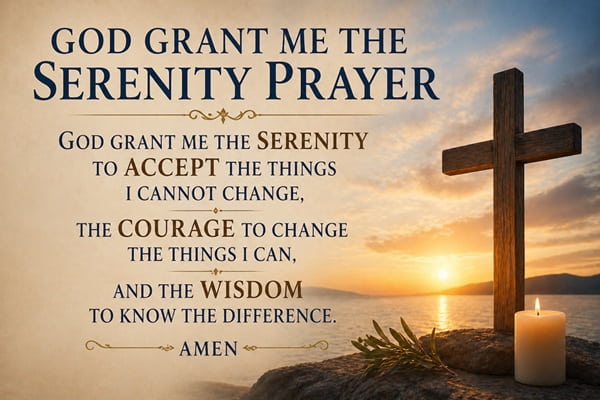 God Grant Me the Serenity Prayer