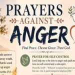Prayers Against Anger with Bible Verses
