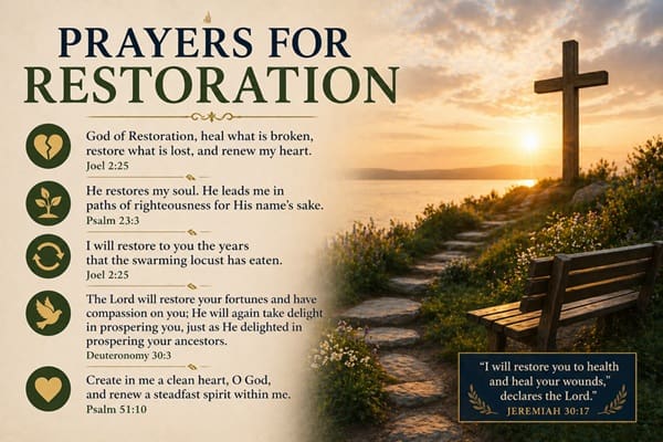 Prayers for Restoration
