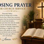 Closing Prayer for Church Service