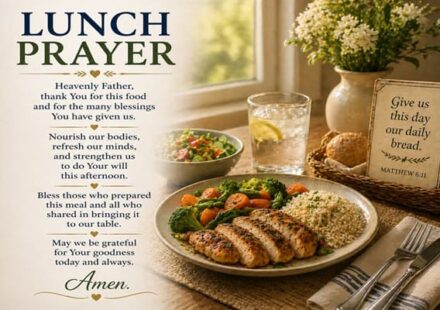 Lunch Prayer