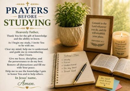 Prayers Before Studying
