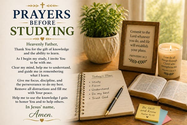 Prayers Before Studying