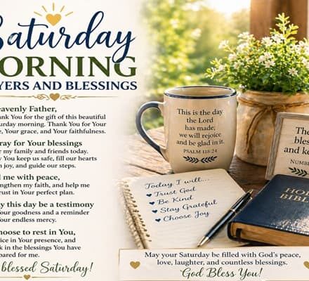 Saturday Morning Prayers and Blessings