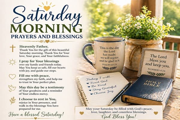 Saturday Morning Prayers and Blessings
