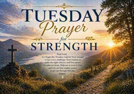 Tuesday Prayer for Strength