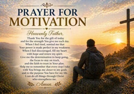 Prayer for Motivation