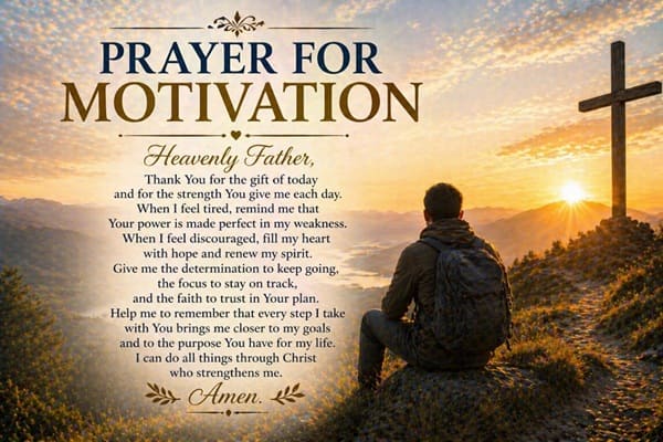 Prayer for Motivation