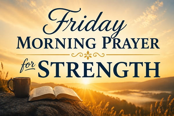 Friday Morning Prayer for Strength