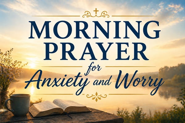Morning Prayer for Anxiety and Worry