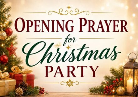 Opening Prayer for Christmas Party