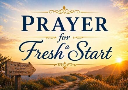 Prayer for a Fresh Start