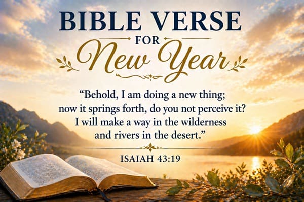 Bible Verse for New Year