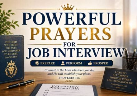 Powerful Prayers for Job Interview