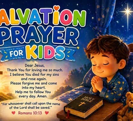 Salvation Prayer for Kids