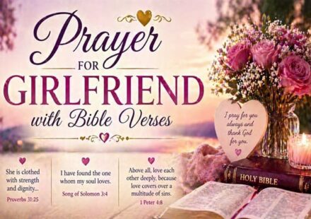 Prayer for Girlfriend with Bible Verses