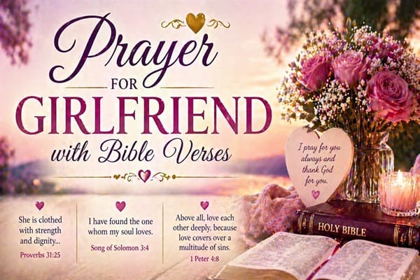 Prayer for Girlfriend with Bible Verses