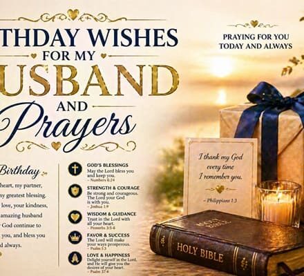 Birthday Wishes for My Husband and Prayers