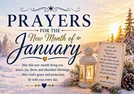 Prayers for the New Month of January