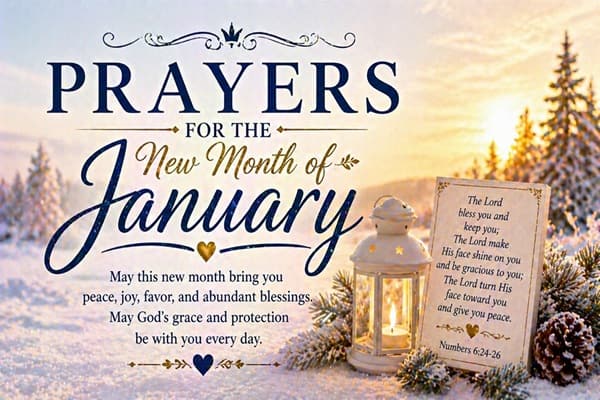 Prayers for the New Month of January