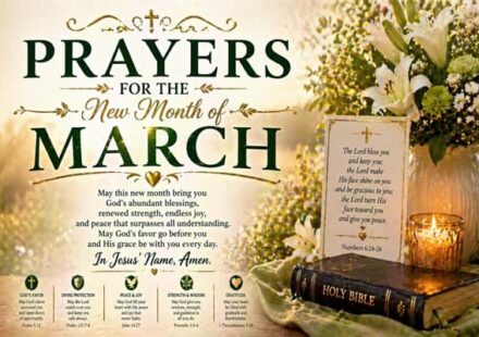Prayers for the New Month of March