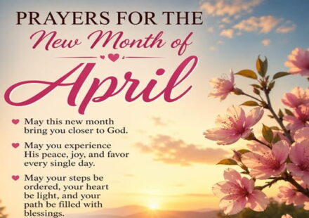 Prayers for the New Month of April