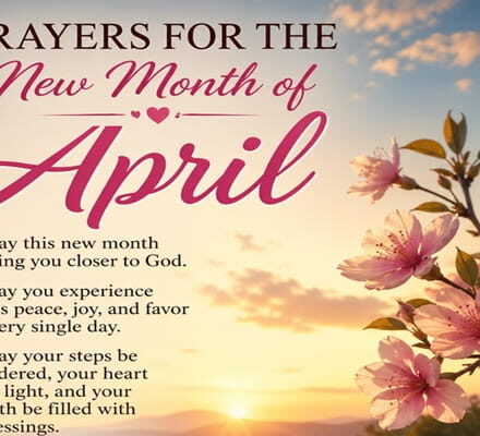 Prayers for the New Month of April