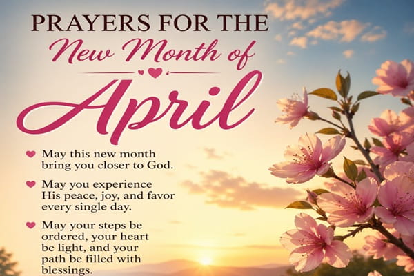 Prayers for the New Month of April