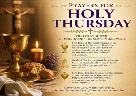 Prayers for Holy Thursday
