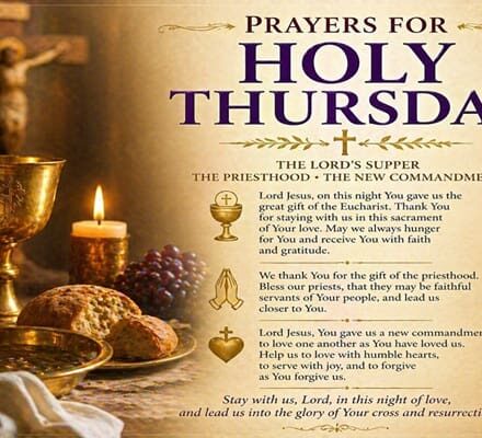 Prayers for Holy Thursday