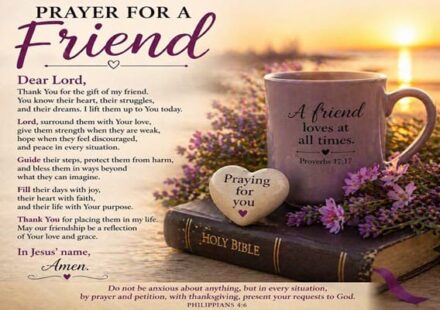 Prayer for a Friend