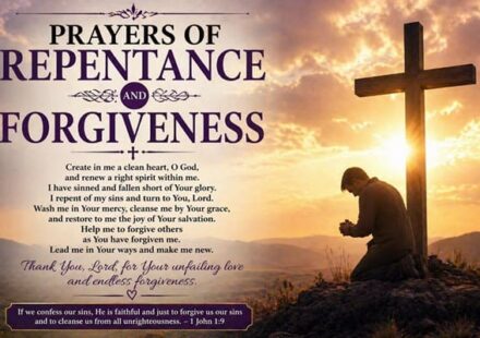 Prayers of Repentance and Forgiveness