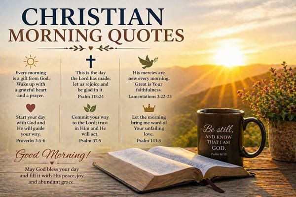 Christian Morning Quotes