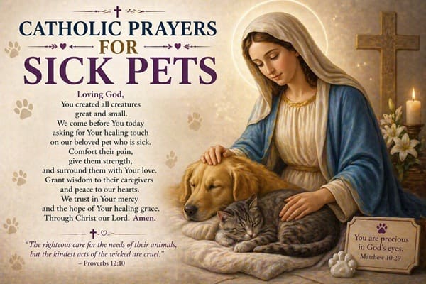Catholic Prayers for Sick Pets