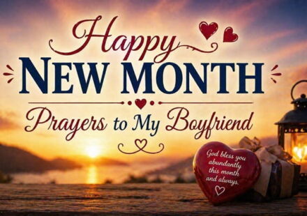 Happy New Month Prayers to My Boyfriend