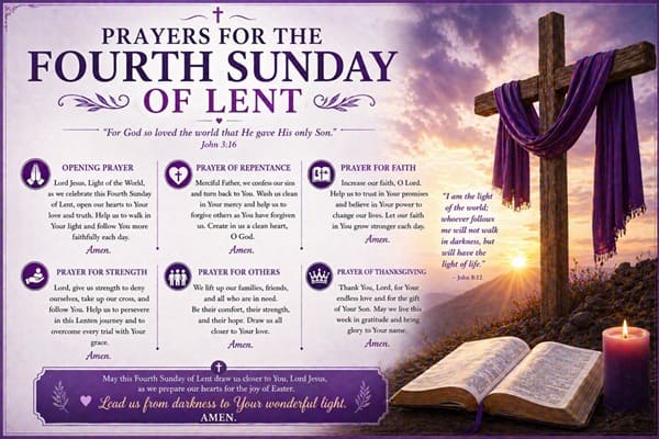 Prayers for the Fourth Sunday of Lent
