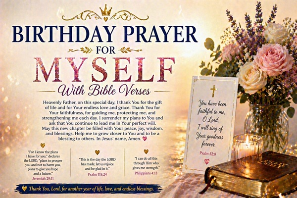 birthday prayer for myself with bible verses