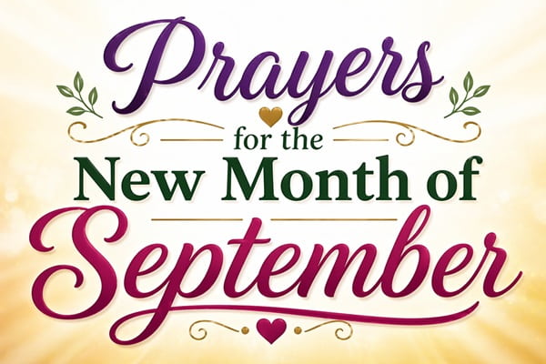 Prayers for the New Month of September