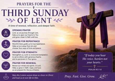 prayers for the third sunday of lent