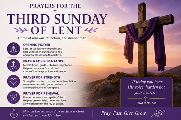 prayers for the third sunday of lent