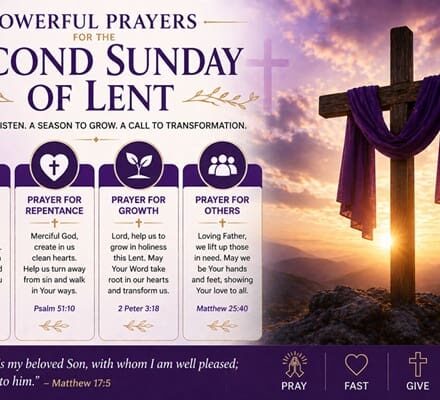 Powerful Prayers for the Second Sunday of Lent
