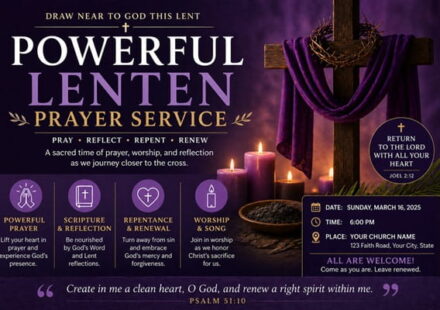 Powerful Lenten Prayer Service