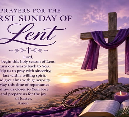 Prayers for the First Sunday of Lent