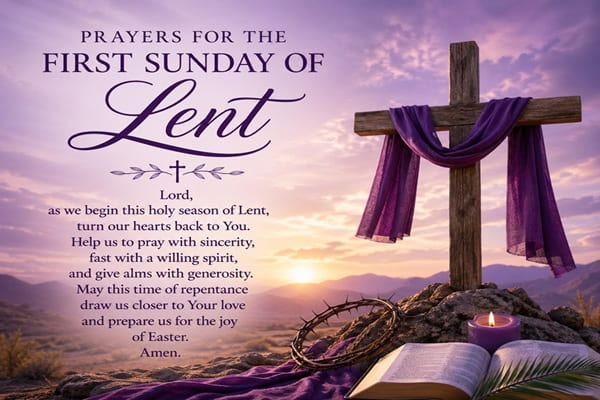 Prayers for the First Sunday of Lent