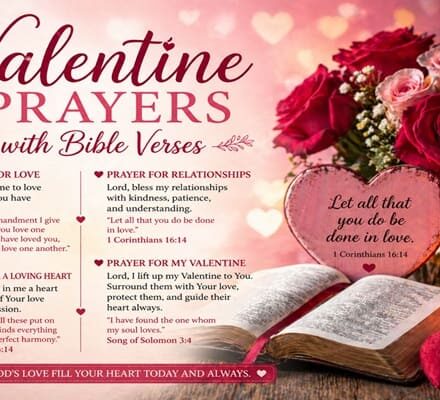 Valentine Prayers with Bible Verses