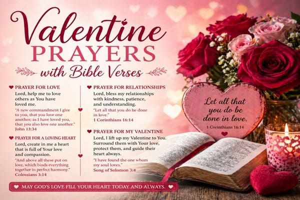Valentine Prayers with Bible Verses