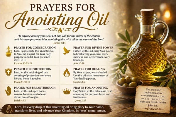 Prayers for Anointing Oil