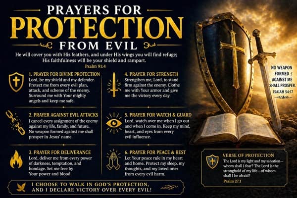 Prayers for Protection from Evil