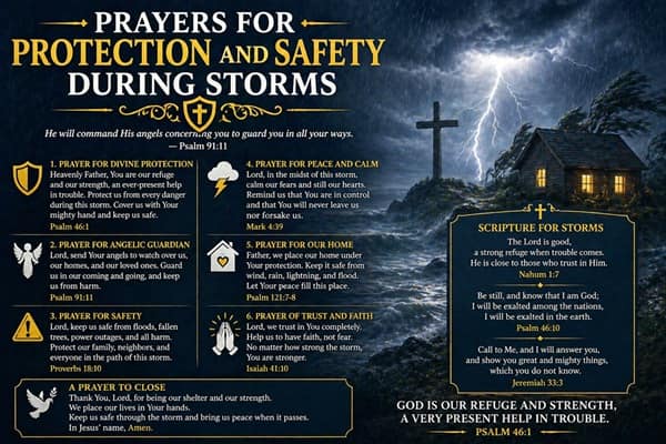 Prayers for Protection and Safety During Storms