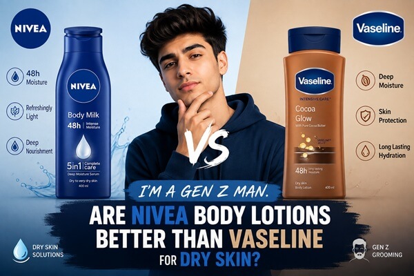 i am a genz man. are nivea body lotions better than vaseline for dry skin